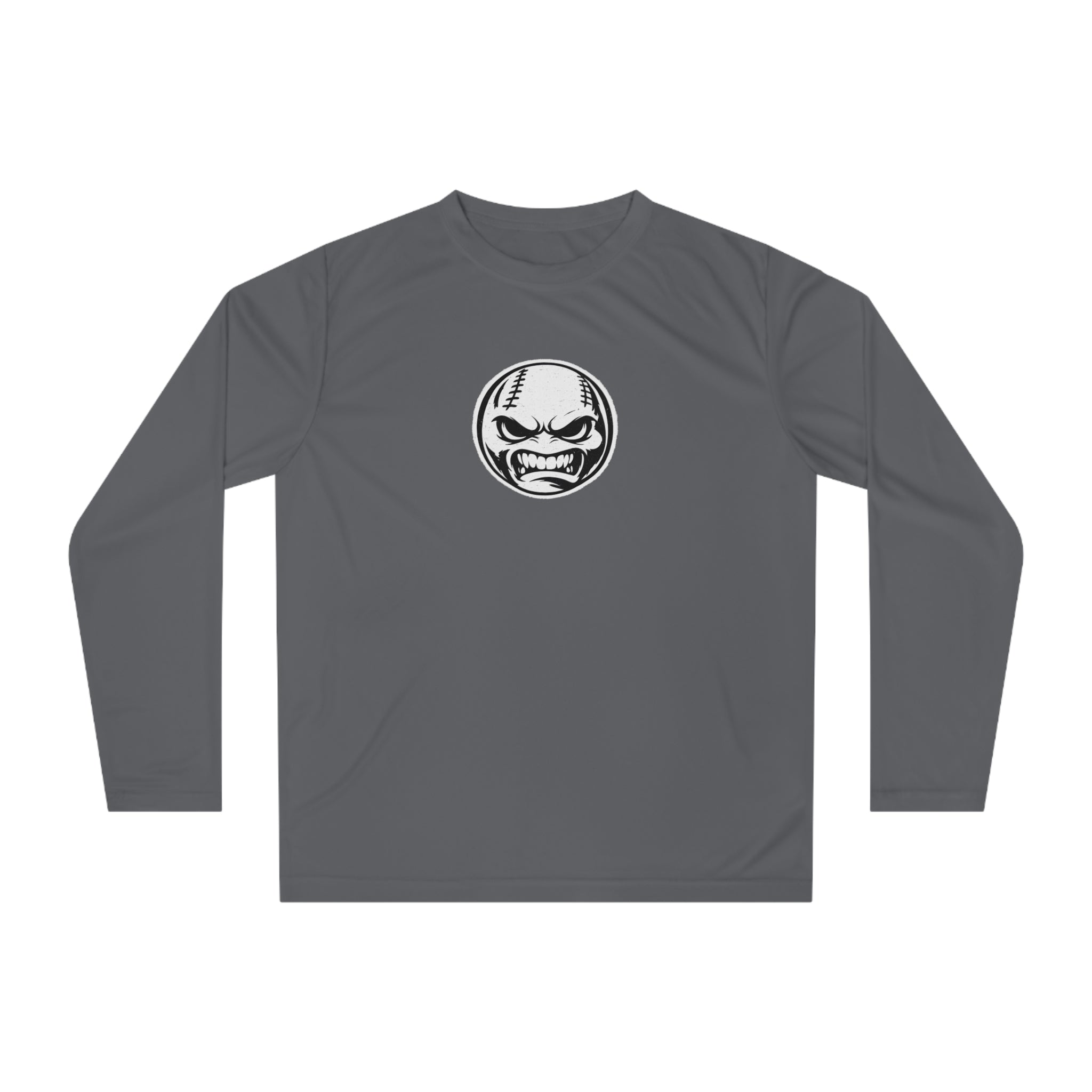Baseball Face Performance Long Sleeve Shirt