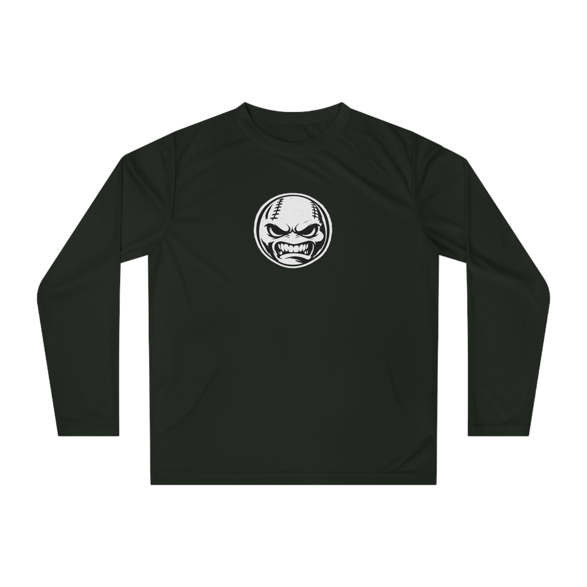 Baseball Face Performance Long Sleeve Shirt