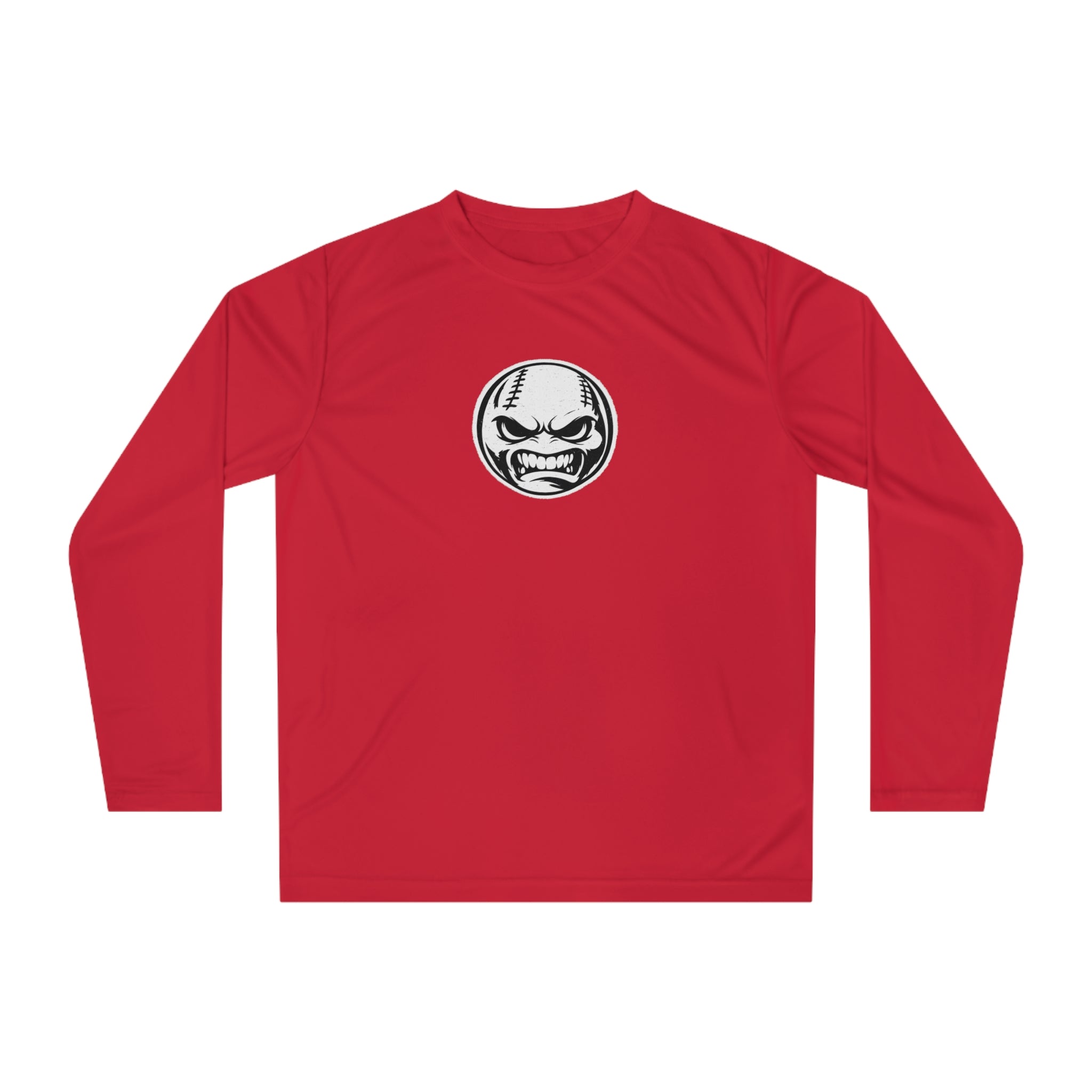 Baseball Face Performance Long Sleeve Shirt