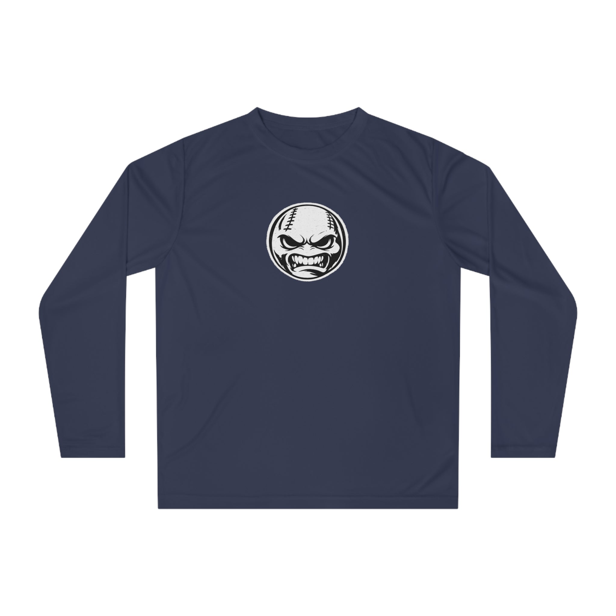 Baseball Face Performance Long Sleeve Shirt